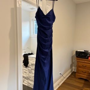 Royal blue dress
